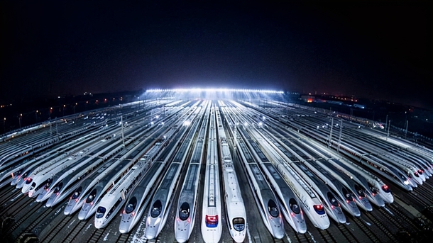 Wuhans high-speed rail depot
