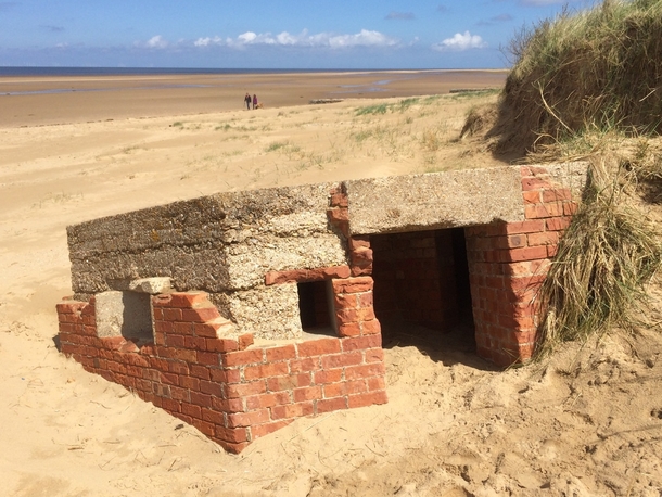 WW Coastal Pillbox Hunstanton England 