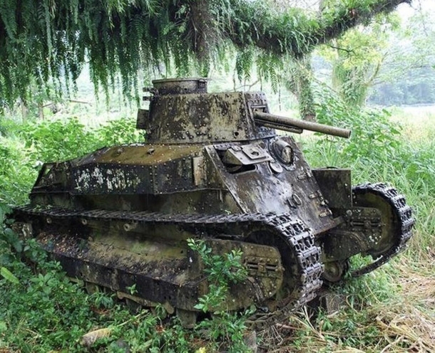WWII Japanese Type  I-Go tank Bougainville