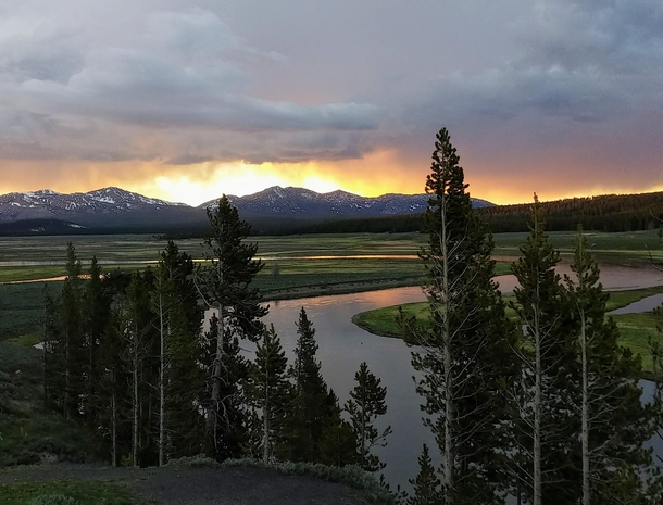 Yellowstone NP Sunset 
