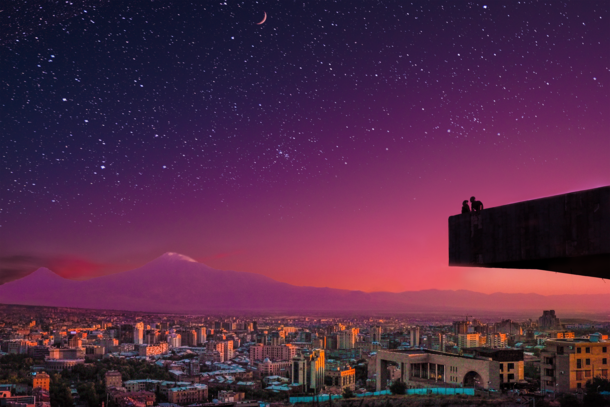 Yerevan Armenia dreaming sunsets like this