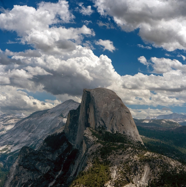 Yosemite National Park Half Dome from Glacier Point 