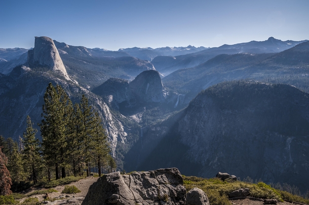 Yosemite National Park seen from Washburn Point California - USA 