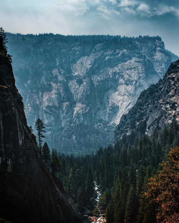 Yosemite never fails to make you feel small 