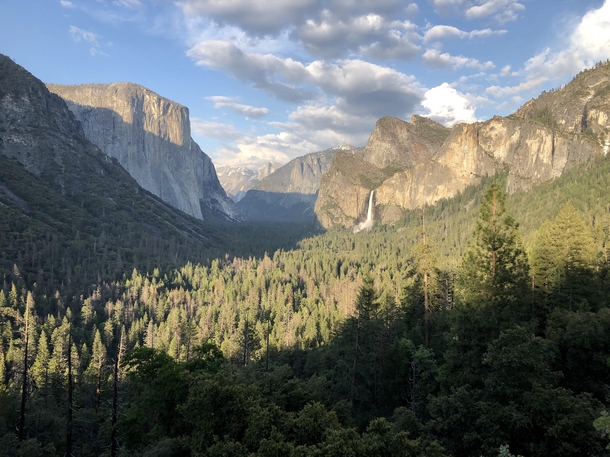 Yosemite Valley in afternoon light 