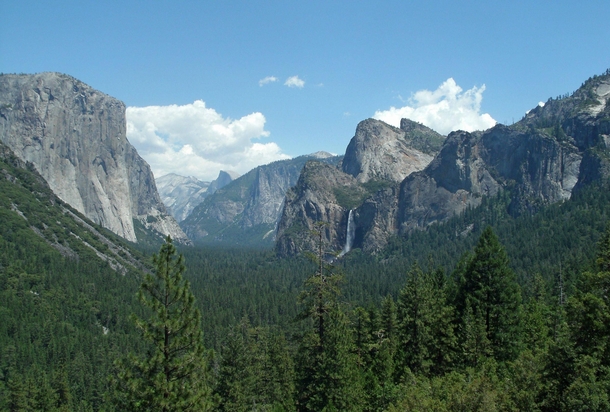 Yosemite Valley with Half Dome in the background 
