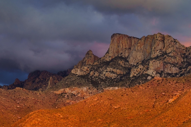 You guys loved the last shot I posted Heres another from the same evening Post storm sunset in southern Arizona