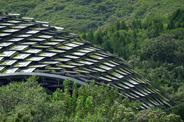 Zhoukoudian Peking Man Cave Shelter by THAD architects