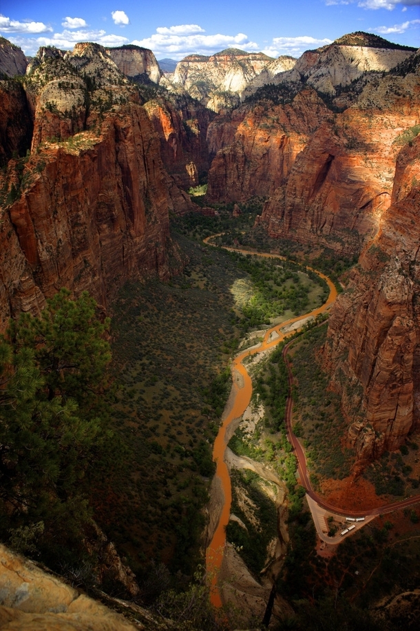 Zion from Angels Landing 