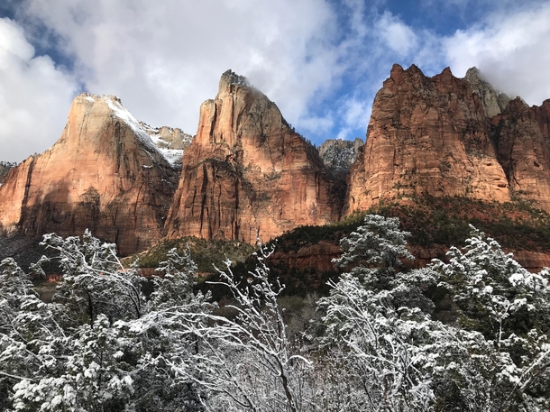 Zion National Park in the winter is underrated 