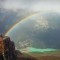 Caught one of the best rainbows of my life today above Lake Louise on top of Mt Fairview 