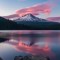 Cotton Candy Skies over Mt Hood and Trillium Lake OR 