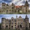 Late th century Richardsonian Romanesque style James Scott Mansion converted into apartments after  when the original owner died then abandoned in the s and left to rot for decades before being bought in  Recently restored and reopened as apartments in Mi