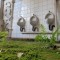 Mens Room in abandoned soviet army barracks close from Berlin Germany