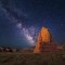 Milky Way over Temple of the Moon in Utah  by Royces NightScapes