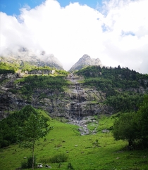  A small waterfall in Champry Switzerland x