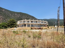  Abandoned hotel of interesting shape in Klovinos Greece x