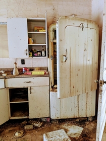  Abandoned kitchen Colorado USA