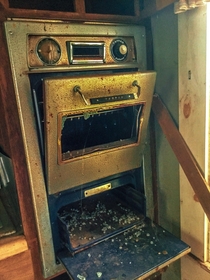  Antique Oven in Abandoned Farmhouse Indiana