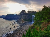  Cheongbang Waterfall Jeju Island South Korea