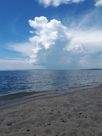  Clouds over the sea in Chalkidiki Greece