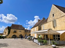 France - Place de la Rode in Domme Dordogne