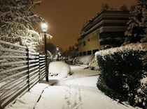  France - Snow near my home  a year ago
