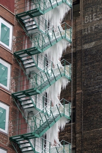 Frozen staircase