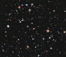  galaxies captured by the Hubble Space Telescope in a patch of sky smaller then that of a full moon as seen from earth SOURCE httpsgonasagovQWaBV