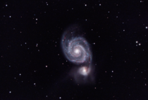  I took a picture of the Whirlpool Galaxy from my backyard
