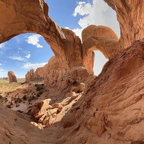 Inside Double Arch Arches National Park x