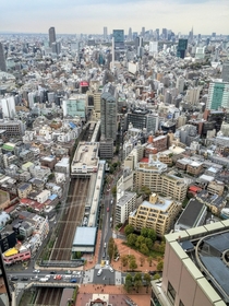  Japan - Tokyo - Ebisu View from a tower of Yebisu Garden Place