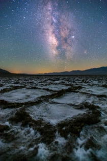  Milky Way over the Badwater Basin in Death Valley National Park