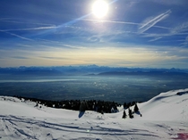  Mont Blanc from the Monts Jura x
