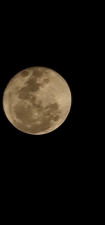  Moonrise Zoom shot last night Samsung Galaxy Note Ultra