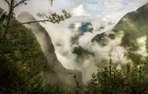  Morning Mist Over Machu Picchu Valley Peru