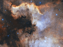  NGC   North America Nebula in bicolor