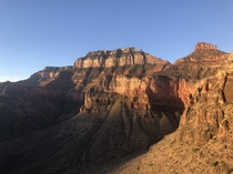  partway down the Grand Canyon on the South Kaibab trail Made it down and back up in a day x