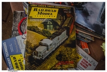  Railroad Model magazine in an abandoned farmhouse