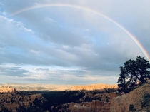  Rainbow over Bryce Canyon Utah x