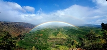  Rainbow over Waimea Canyon Kauai HI
