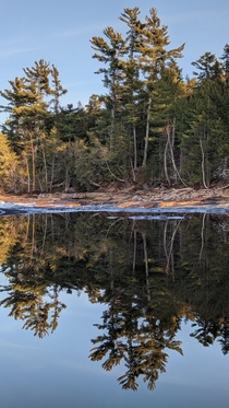  Reflection off of Lake Superior Upper Peninsula MI  x 