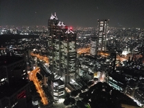  Shinjuku Japan seen from the th floor of Tokyo Metropolitan Prefecture building at pm last June