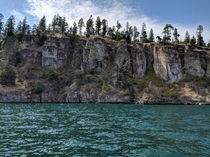  Some cliffs on Flathead Lake MT  x 