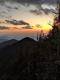  Sunset Mt LeConte Great Smoky Mountain National Park