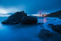  The Golden Gate Bridge from Marshall Beach San