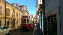  Typical Lisbon street scene