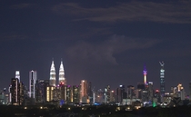  watching the lights shine at Kuala Lumpur Malaysia x