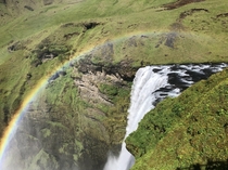  Waterfall with rainbow