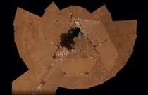  years on Mars NASAs rover Opportunity took this selfie over the course of three days to celebrate a decade away from home 